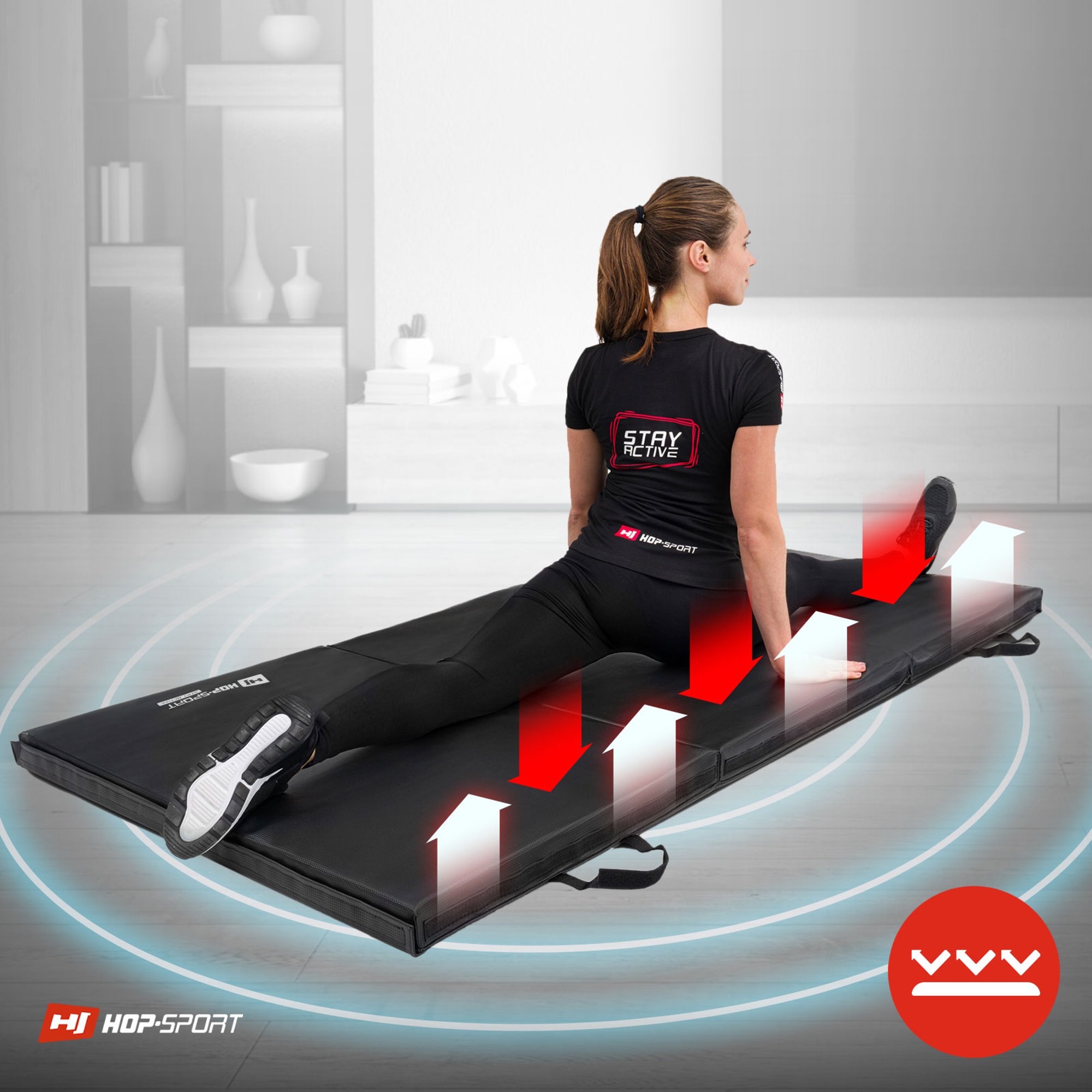 warmhoudende turnmat zwart