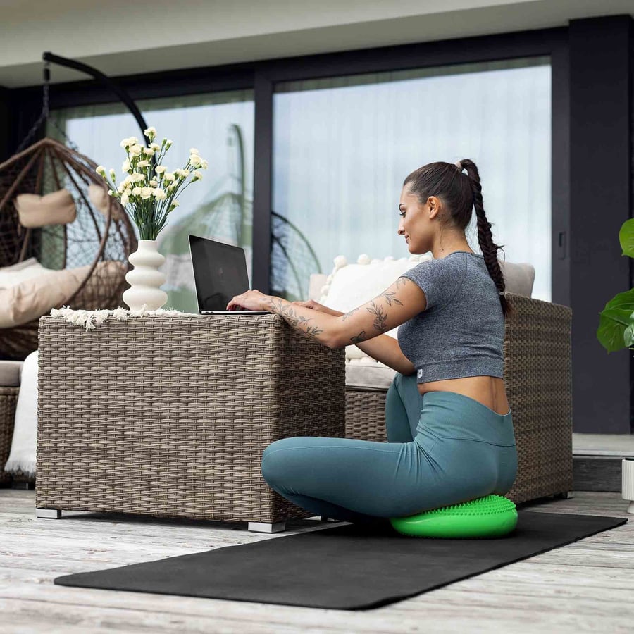 Poduszka sensoryczna  zielona z