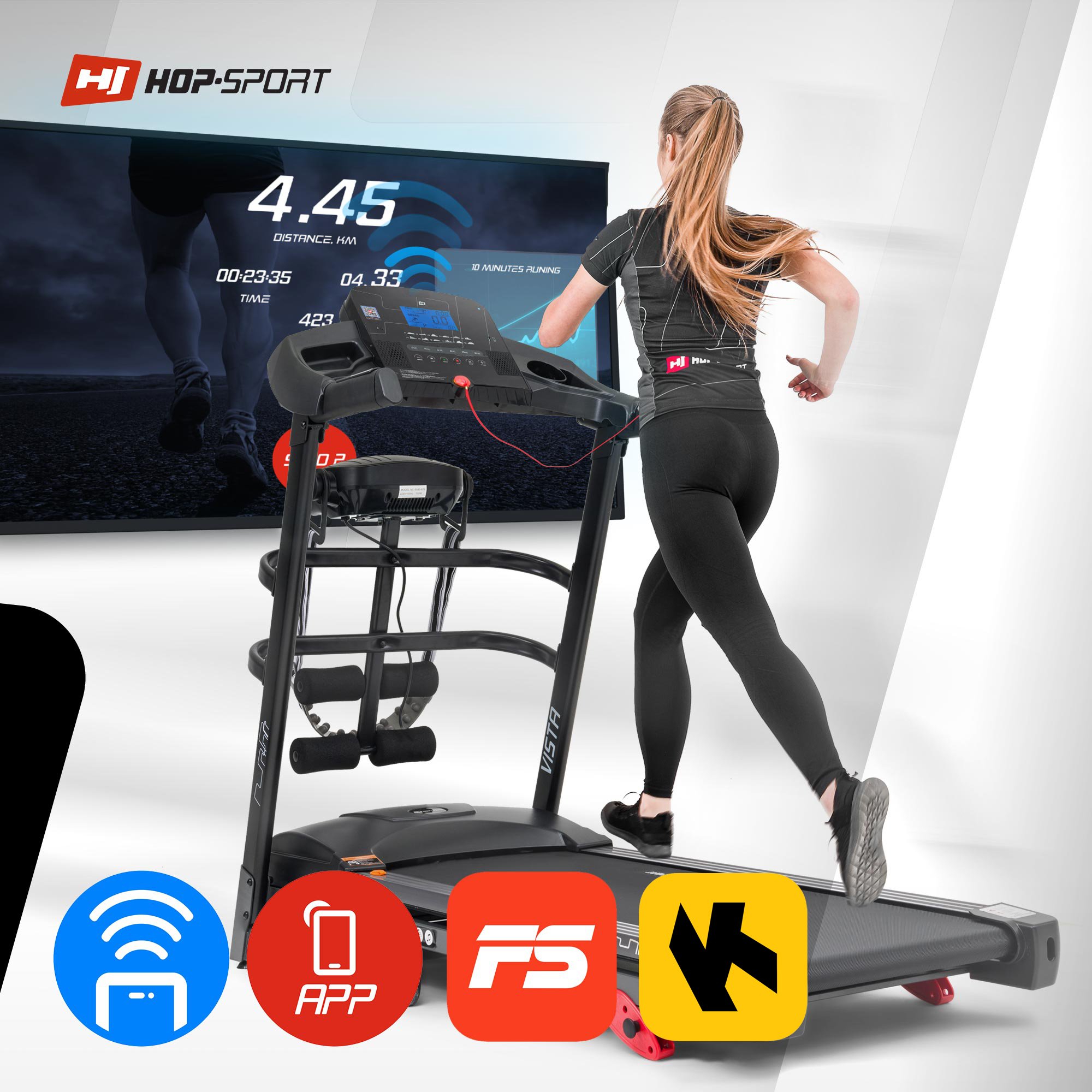 Compatibiliteit met de FitShow en Kinomap applicatie 