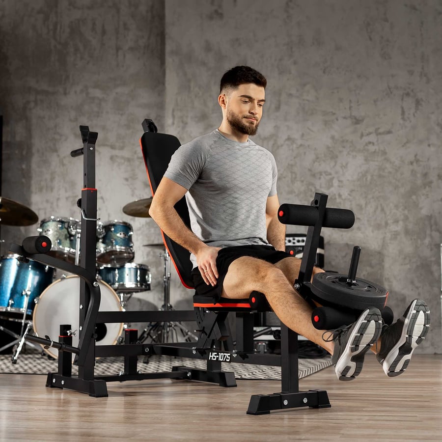 Hantelbank HS-1075 mit Curlpult