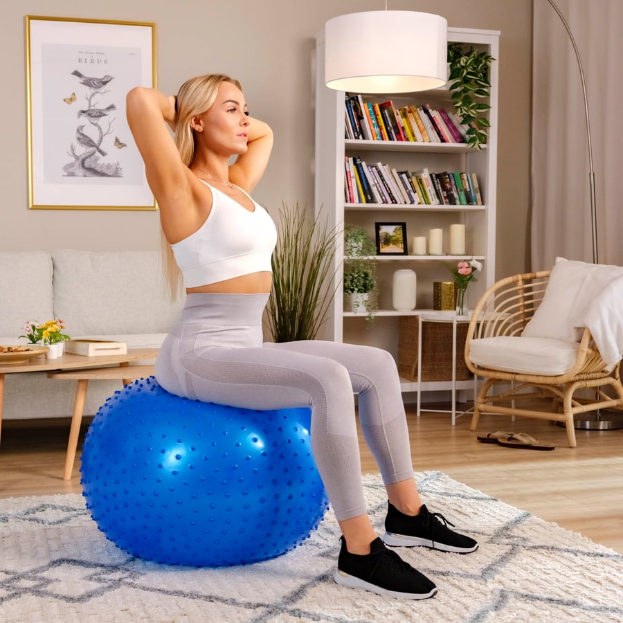 Piłka fitness z wypustkami 65cm