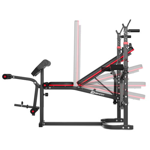 Hantelset 75kg mit Hantelbank 1