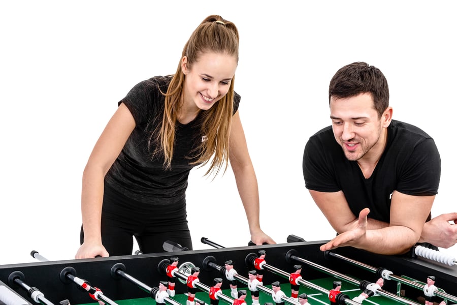 Kickertisch Evolution Silber