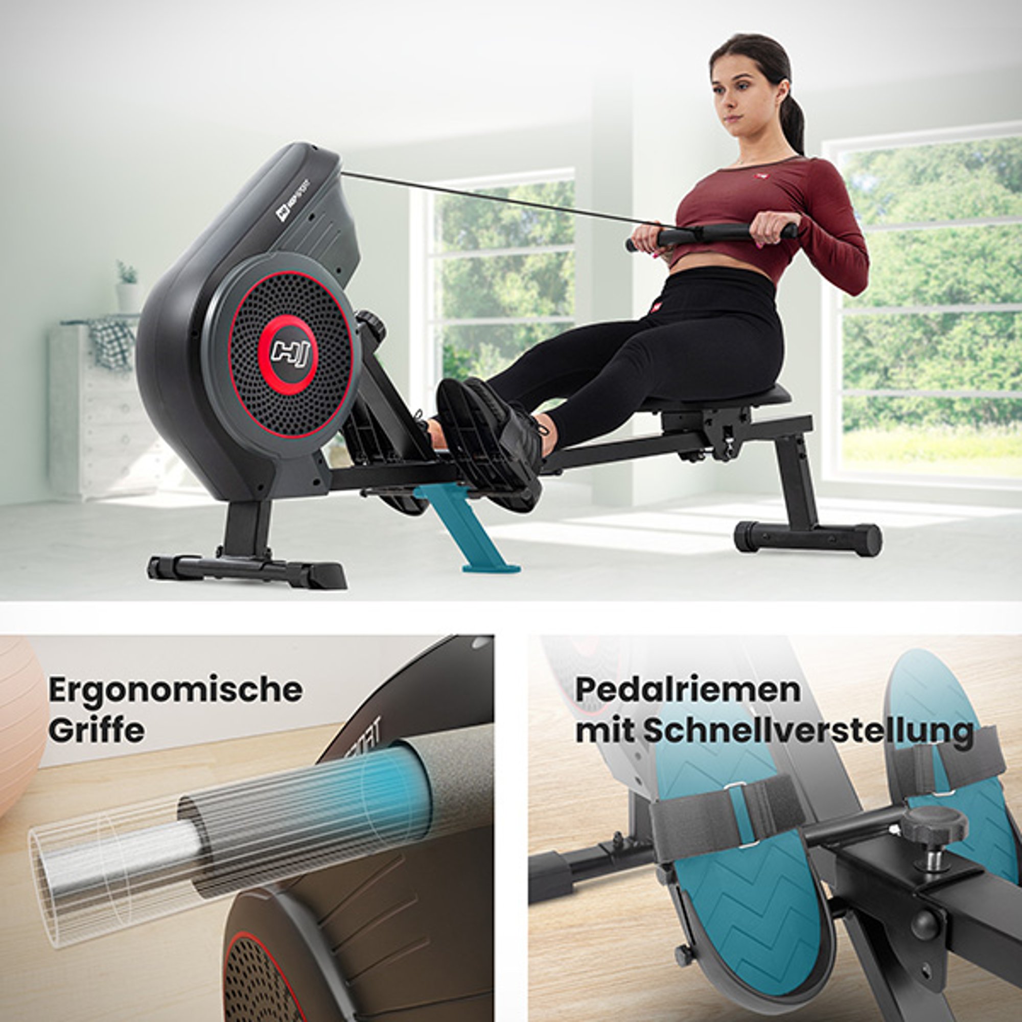 Antislip voetpedalen en ergonomische handgrepen bij 065ar Talon