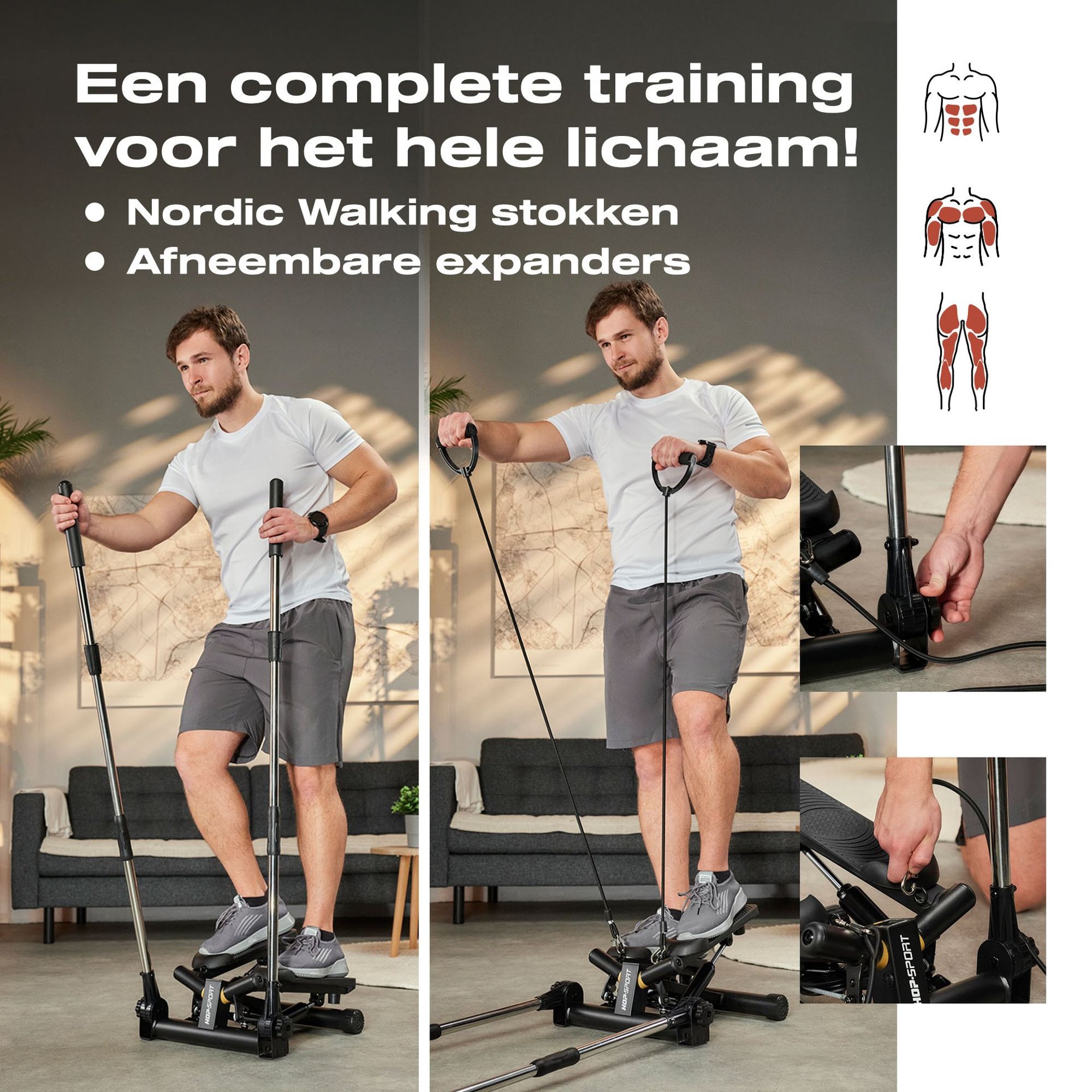 Thuisworkout met de HS-050S Norg stepper
