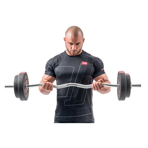 Hantelset 56 kg: SZ Stange, 2 K