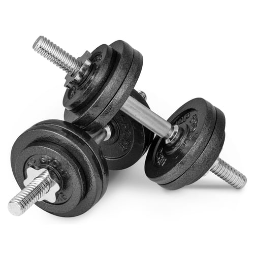 Hop-Sport Guss Kurzhantelset 2x