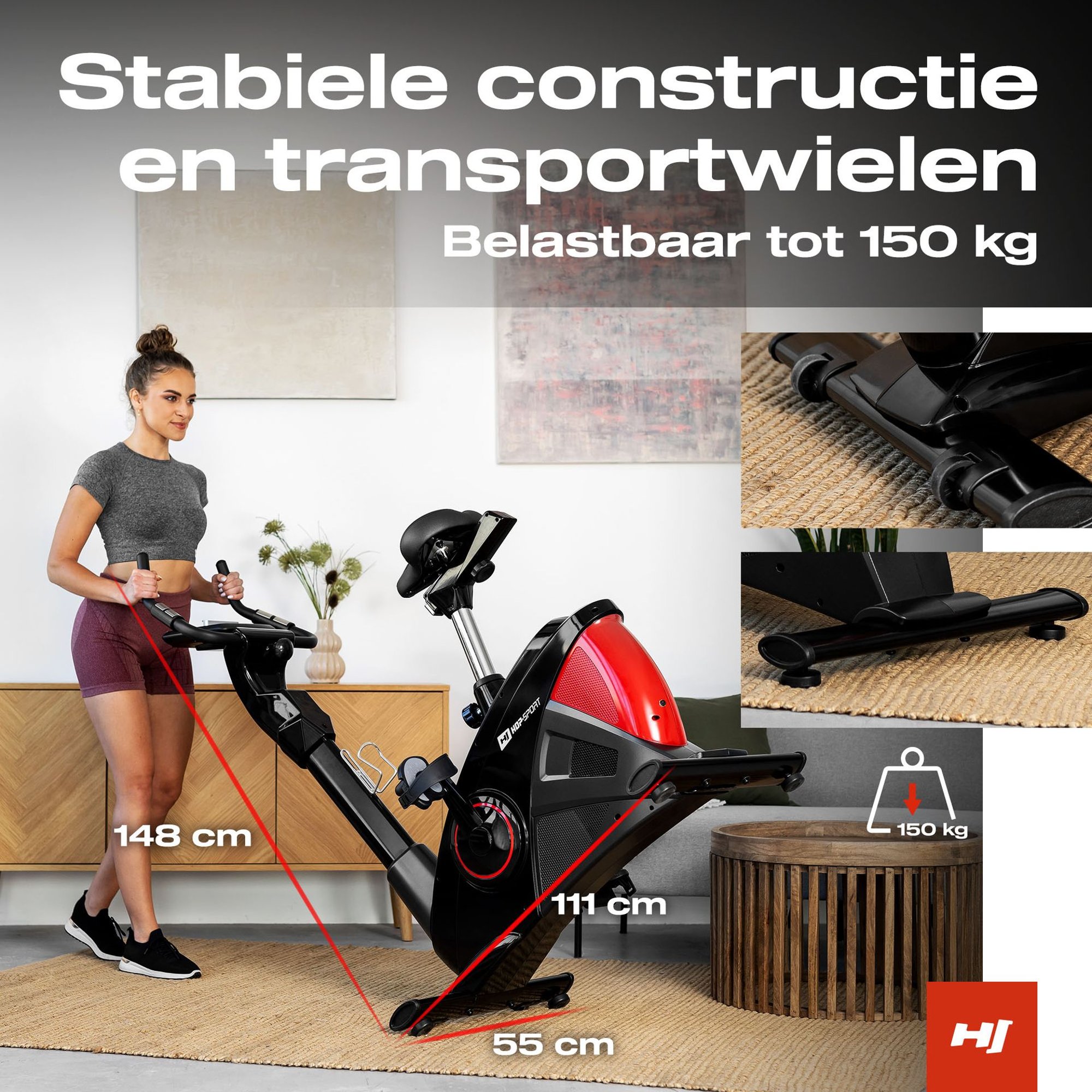 Transportwielen en voeten voor het nivelleren bij HS-090H Apollo