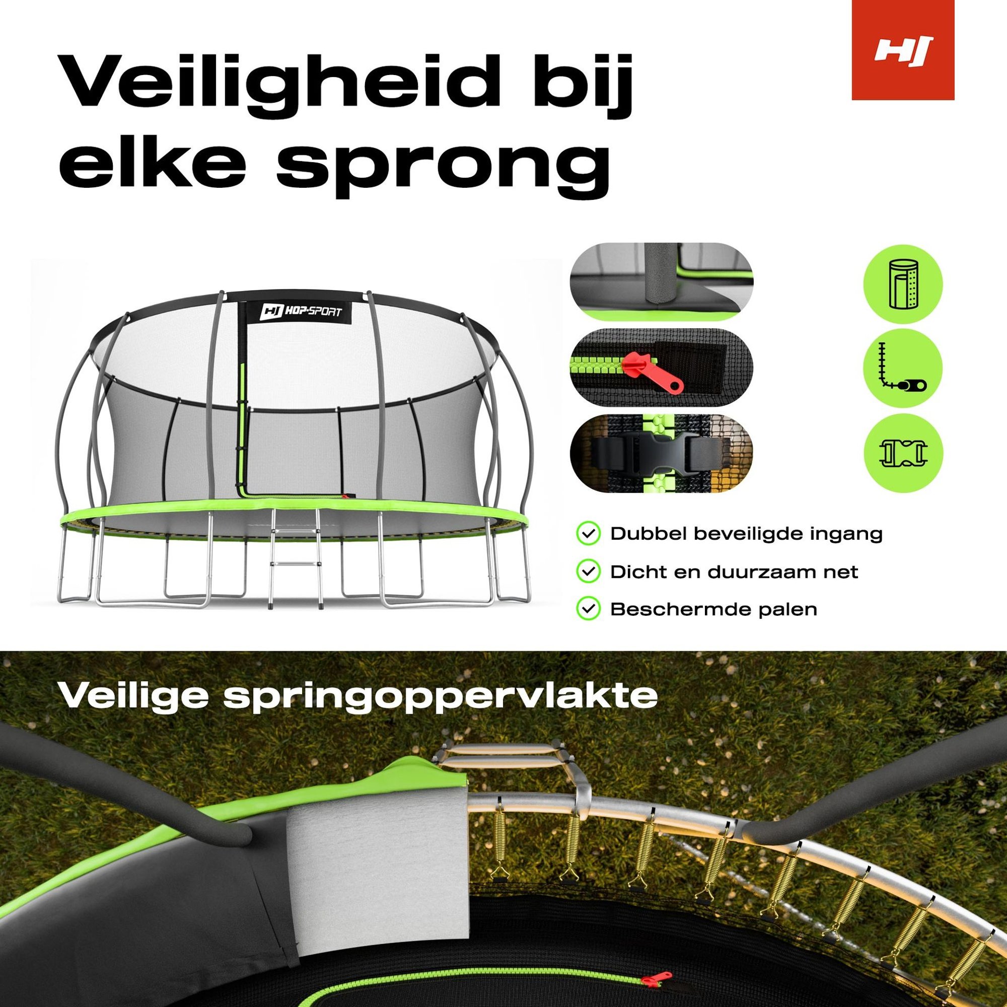 Veiligheid bij elke sprong!