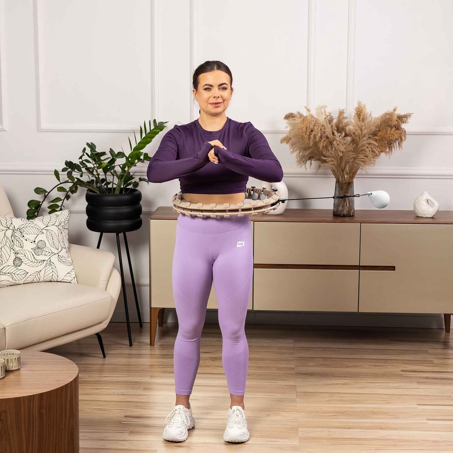 Hula Hoop Beżowe NOWE