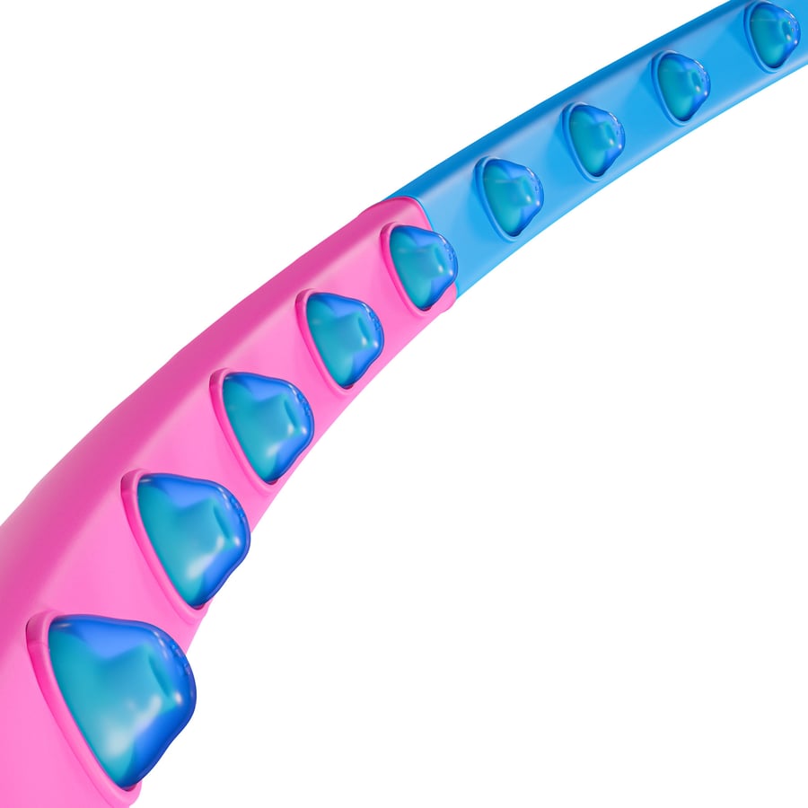 Hula-hop 103cm HS-048HH różowo-