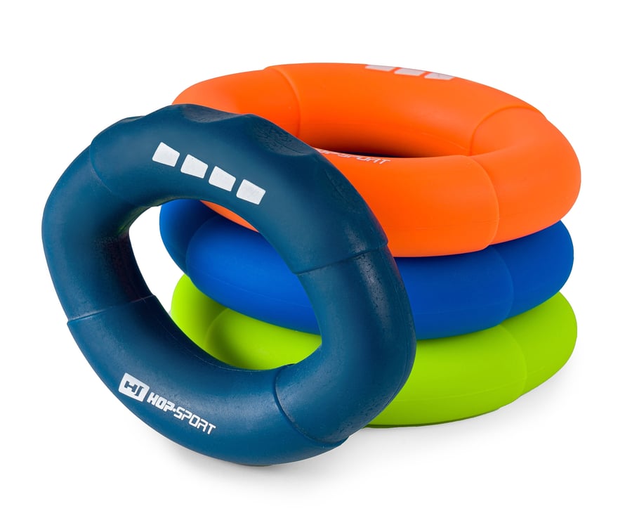 Ovaler Handtrainer aus Silikon