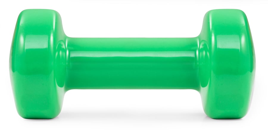 Kurzhantel 2er Set aus Vinyl 2x