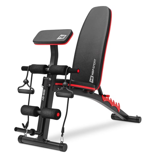 Hantelset 40kg + Hantelbank HS-