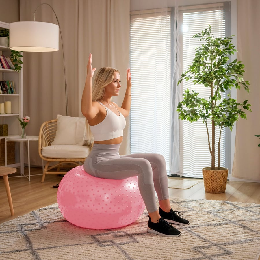 Piłka fitness z wypustkami 65cm