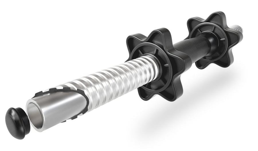 Hop-Sport Hantelset 75kg, Hante