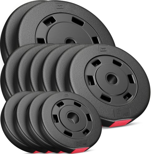Hantelset 69kg mit Hantelbank 1