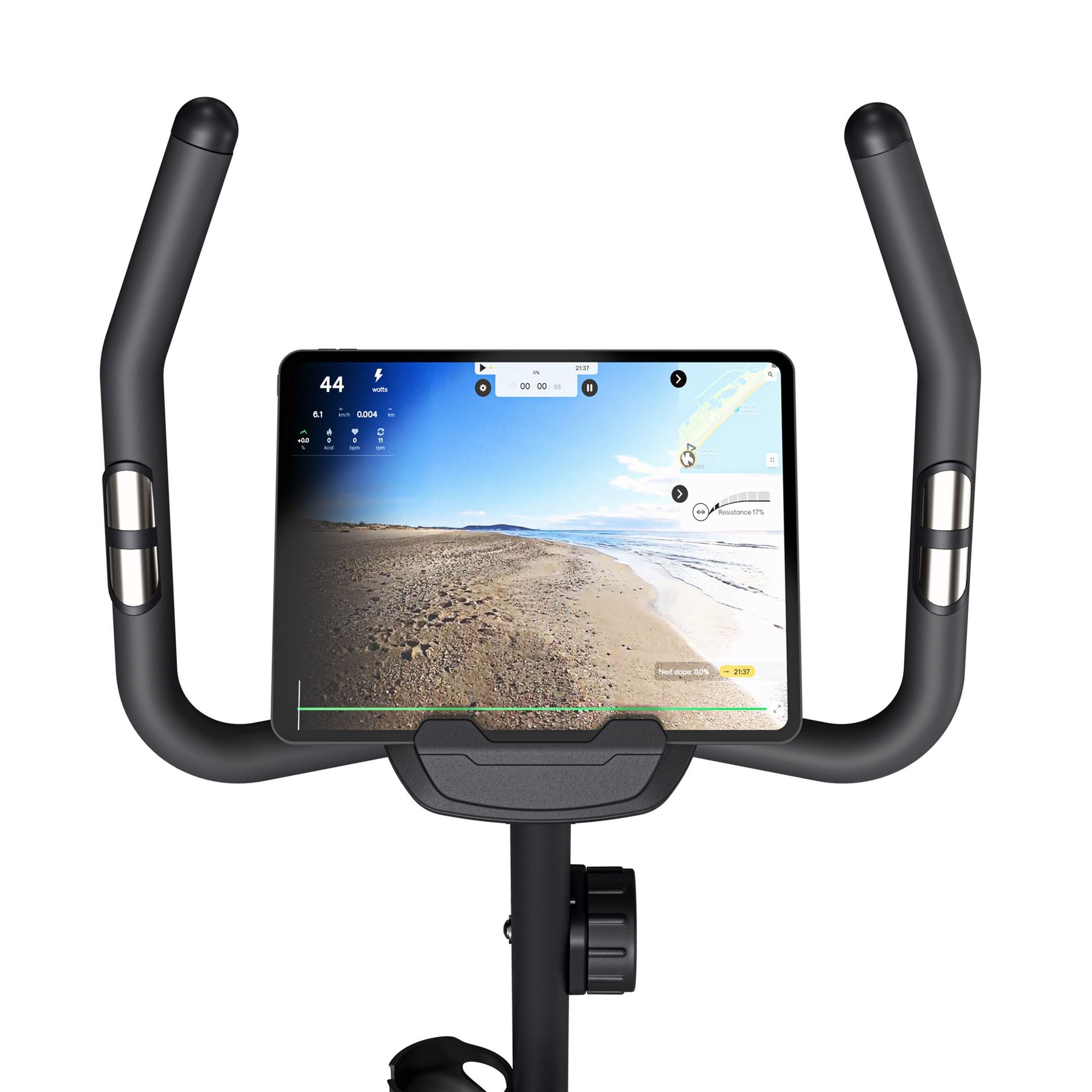 LCD-scherm hometrainer HS-3000H Nexon met Kinomap-app