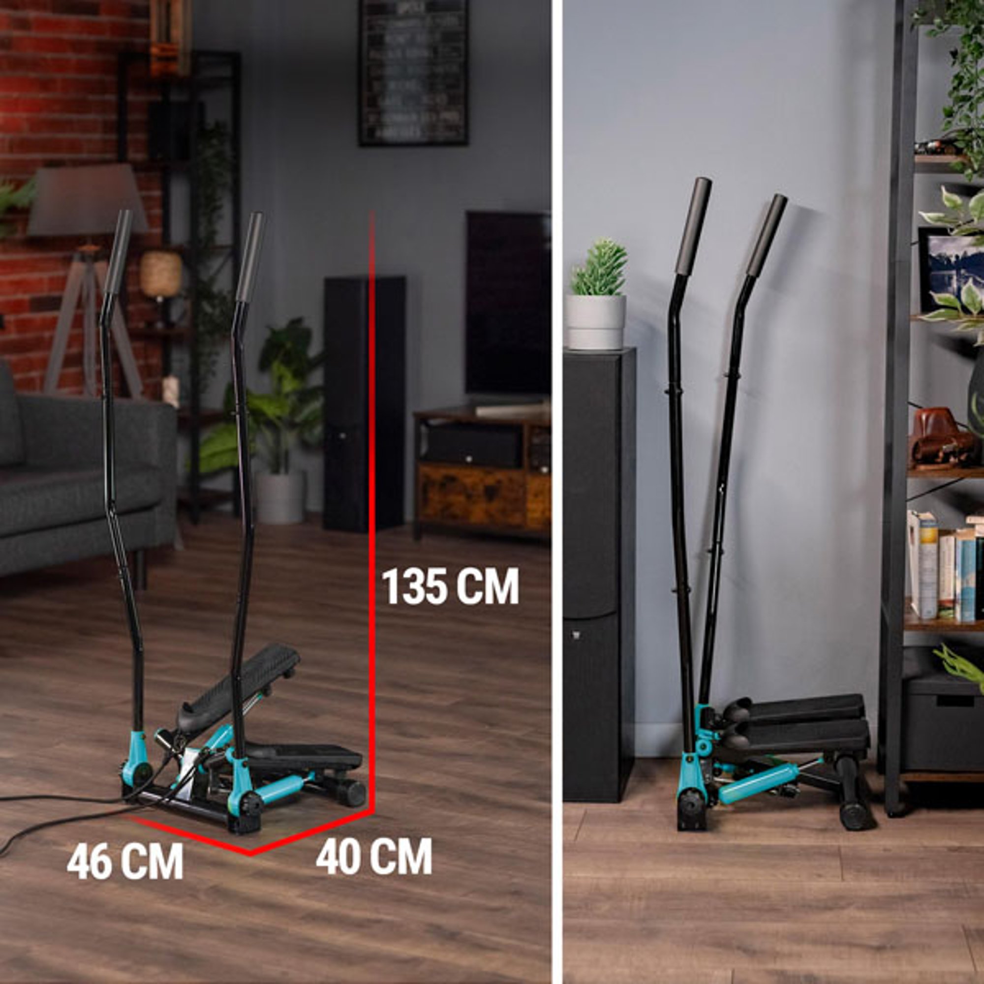 Technische gegevens - Stepper 045S met handgrepen van Hop-Sport