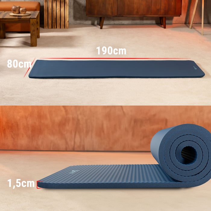 afmetingen van fitnessmat