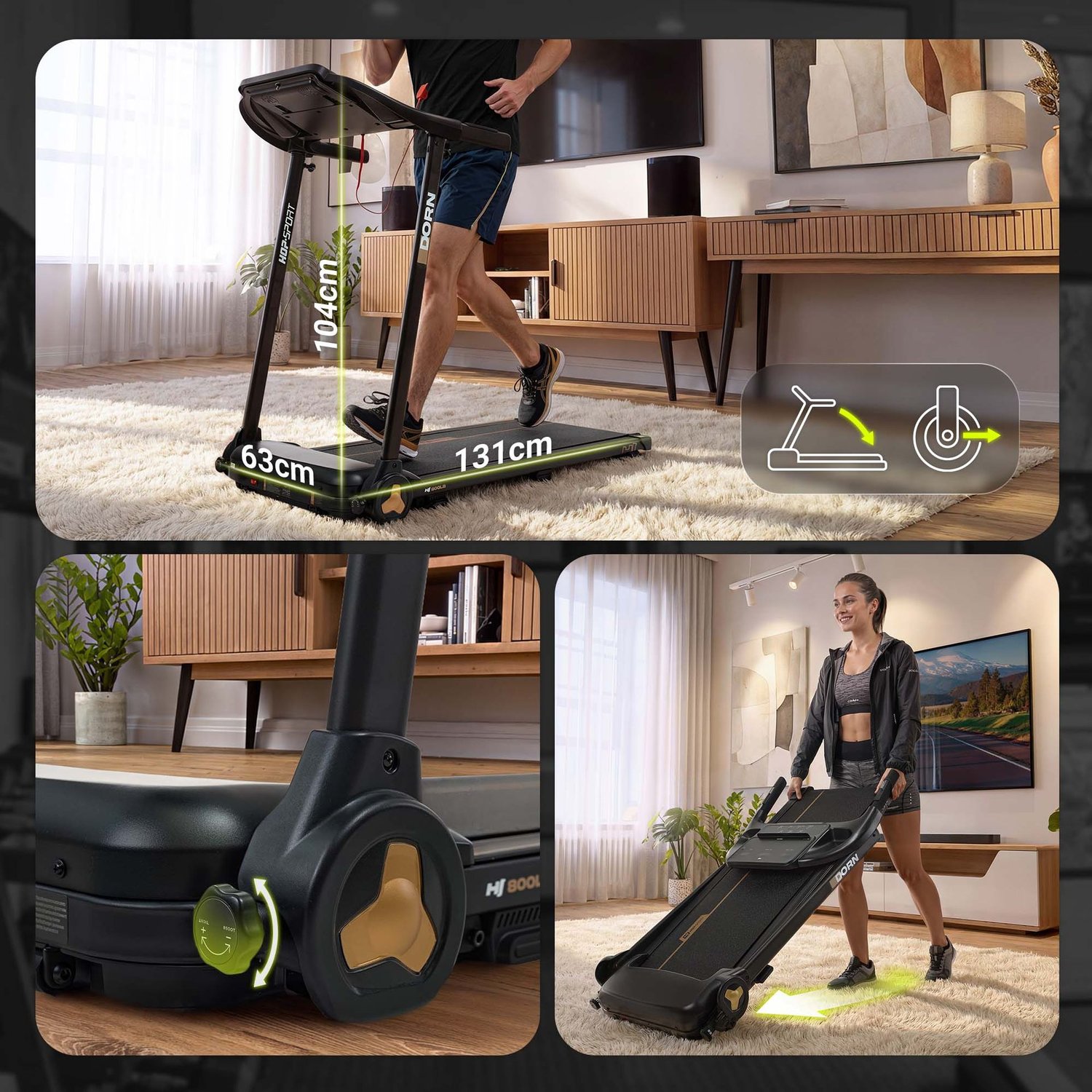 Loopband HS-800LB Dorn