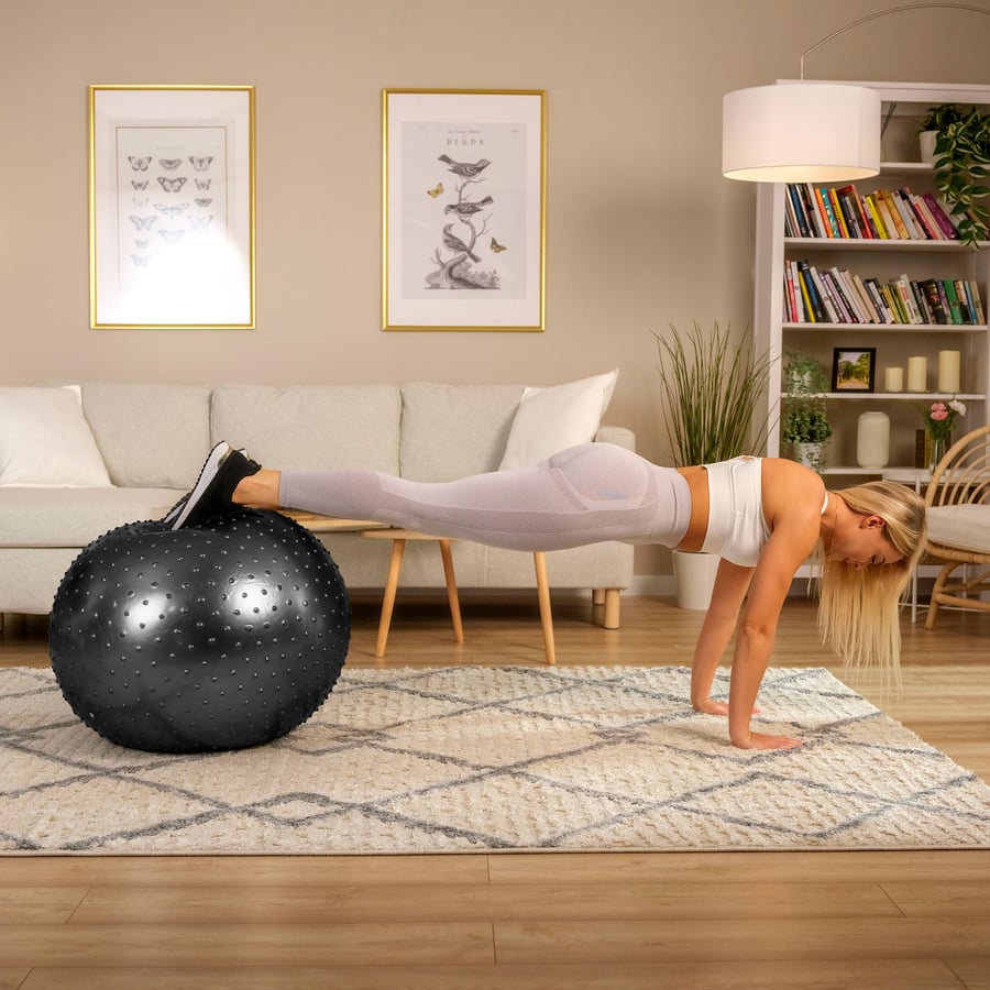 Piłka fitness z wypustkami 65cm