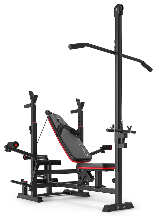 Hantelset 105kg + Hantelbank HS