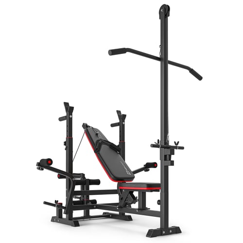 Hantelset 105kg + Hantelbank HS