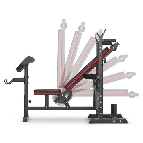 Hantelset 165kg + Hantelbank HS