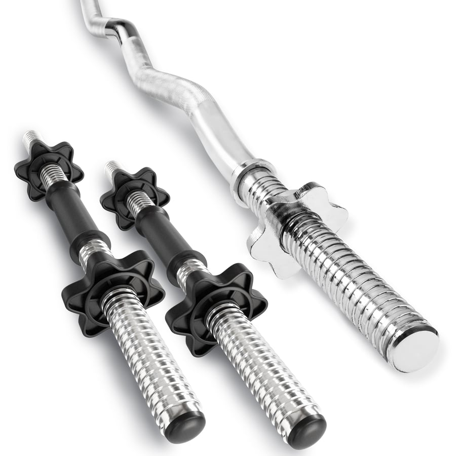 Hantelset 36 kg, SZ-Stange, 2 K