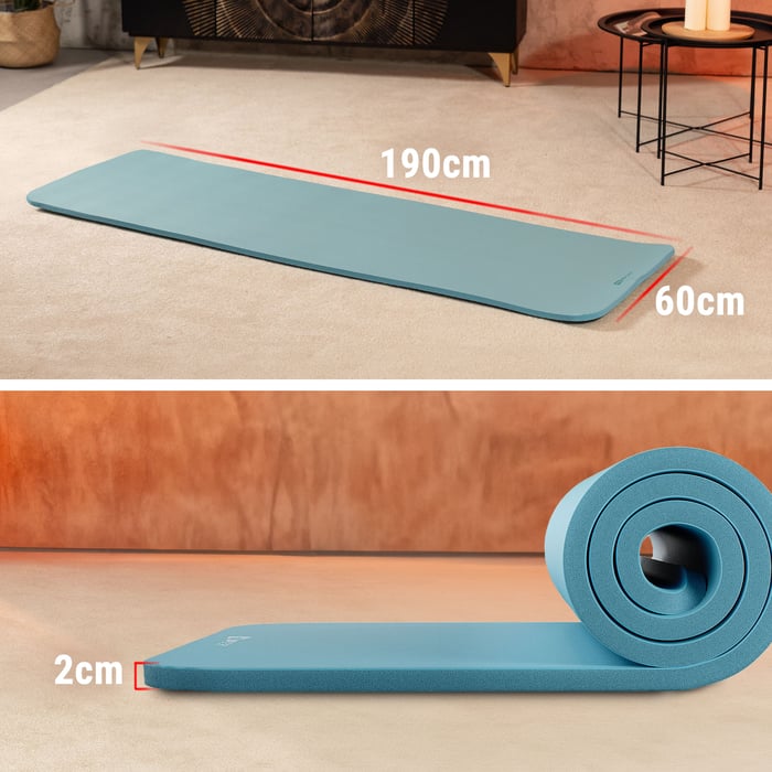 afmetingen van de fitnessmat