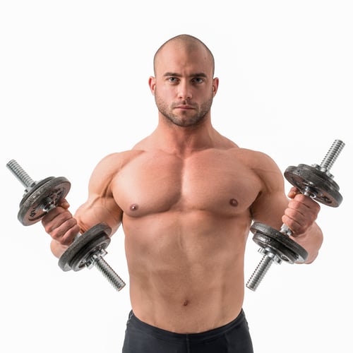 Hantelset 116 kg mit Curl-,Kurz