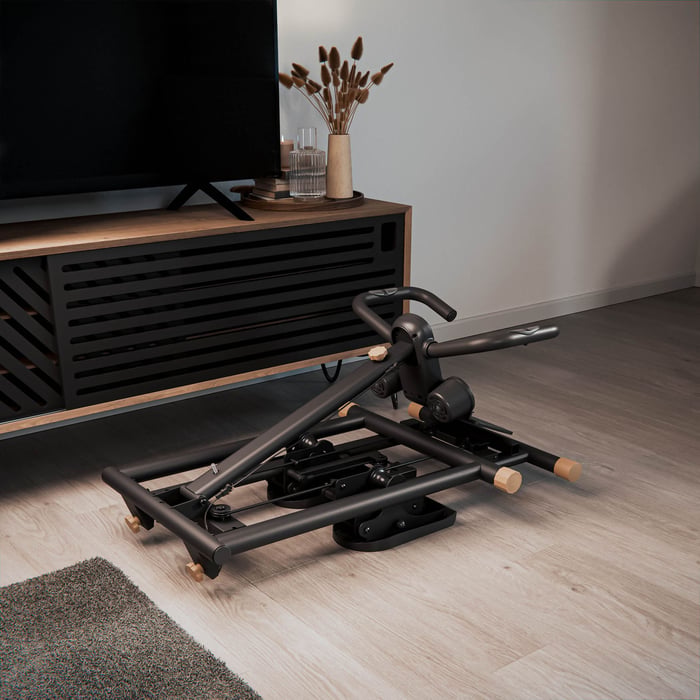 Compact en mobiel fitnessapparaat