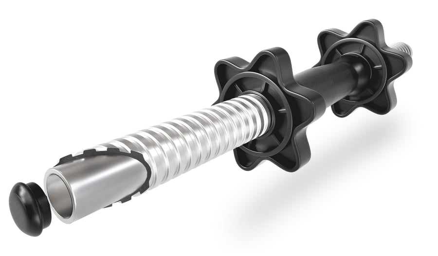 Hantelset 40kg + Hantelbank HS-