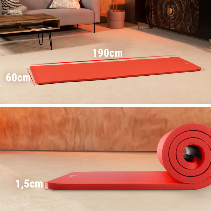 afmetingen van fitnessmat