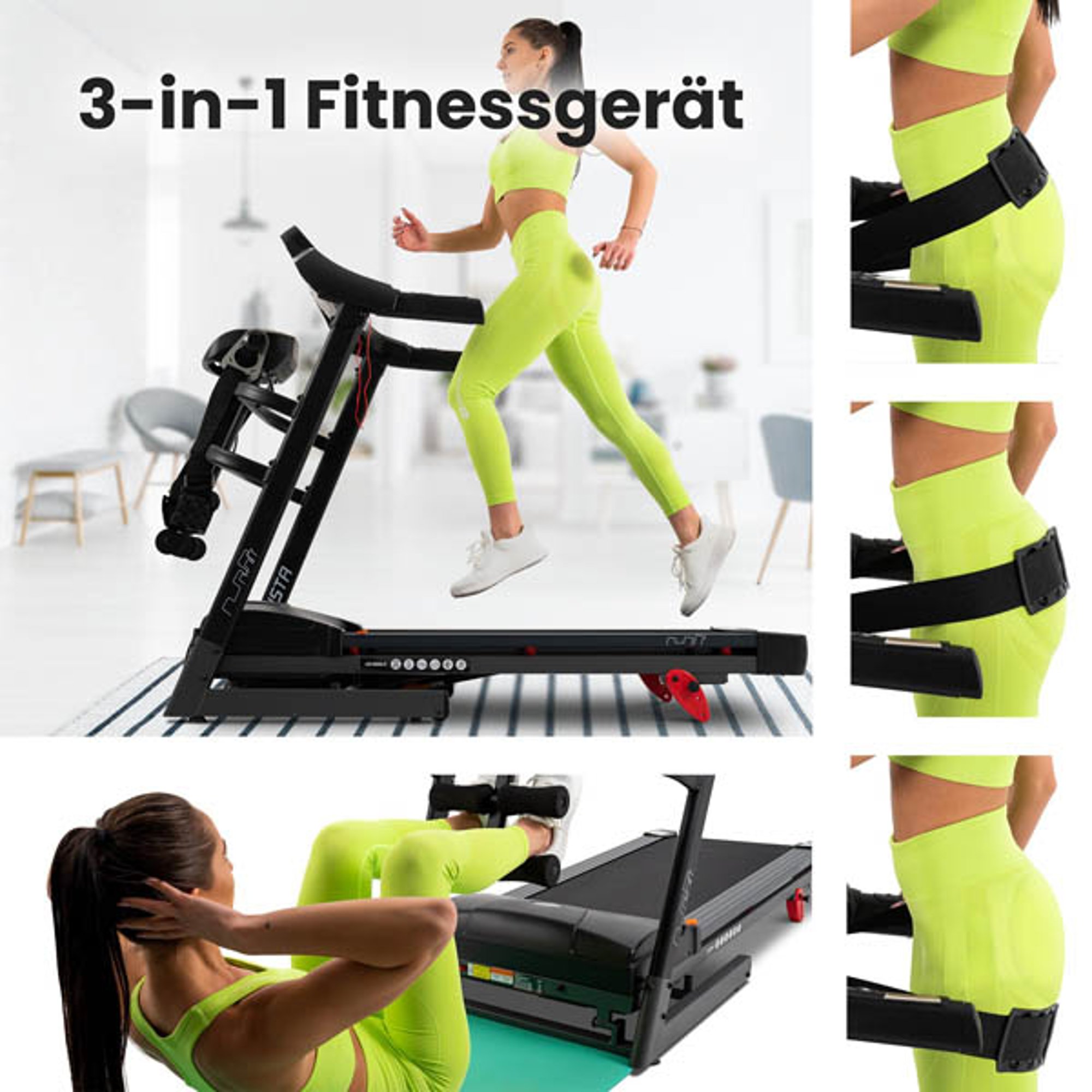 Schokdempersysteem bij loopband HS-1500LB Vista